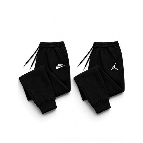 PREMIUM COTTON 2-PACK ΠΑΝΤΕΛΟΝΙΑ ΦΟΡΜΑΣ  | ΜΑΥΡΟ | NK - JR