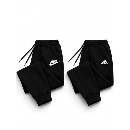 PREMIUM COTTON 2-PACK ΠΑΝΤΕΛΟΝΙΑ ΦΟΡΜΑΣ  | ΜΑΥΡΟ | NK - AD