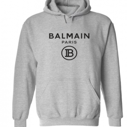 ΦΟΥΤΕΡ ΚΟΥΚΟΥΛΑ 100% COTTON - ΓΚΡΙ - BALMAIN