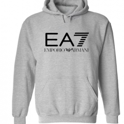 ΦΟΥΤΕΡ ΚΟΥΚΟΥΛΑ 100% COTTON - ΓΚΡΙ - EA7 ΜΕΓΑΛΟ