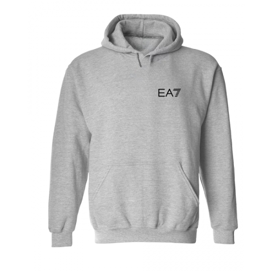 ΦΟΥΤΕΡ ΚΟΥΚΟΥΛΑ 100% COTTON - ΓΚΡΙ - EA7 ΜΙΚΡΟ