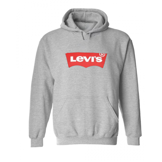 ΦΟΥΤΕΡ ΚΟΥΚΟΥΛΑ 100% COTTON - ΓΚΡΙ - LEVIS ΜΕΓΑΛΟ