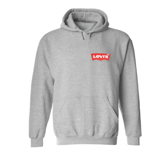 ΦΟΥΤΕΡ ΚΟΥΚΟΥΛΑ 100% COTTON - ΓΚΡΙ - LEVIS ΜΙΚΡΟ - ΓΚΡΙ
