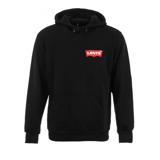 ΦΟΥΤΕΡ ΚΟΥΚΟΥΛΑ 100% COTTON - ΜΑΥΡΟ - LEVIS ΜΙΚΡΟ