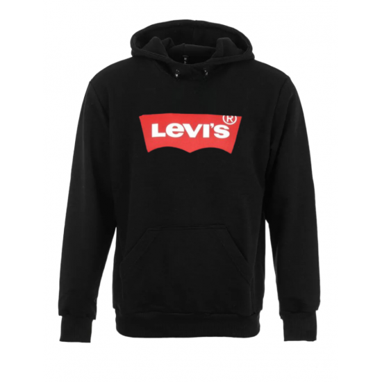ΦΟΥΤΕΡ ΚΟΥΚΟΥΛΑ 100% COTTON - ΜΑΥΡΟ - LEVIS ΜΕΓΑΛΟ