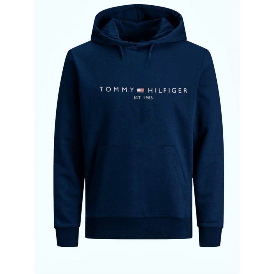 ΦΟΥΤΕΡ ΚΟΥΚΟΥΛΑ 100% COTTON - ΜΠΛΕ ΣΚΟΥΡΟ - TOMMY 1985