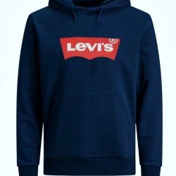 ΦΟΥΤΕΡ ΚΟΥΚΟΥΛΑ 100% COTTON - ΜΠΛΕ ΣΚΟΥΡΟ - LEVIS ΜΕΓΑΛΟ