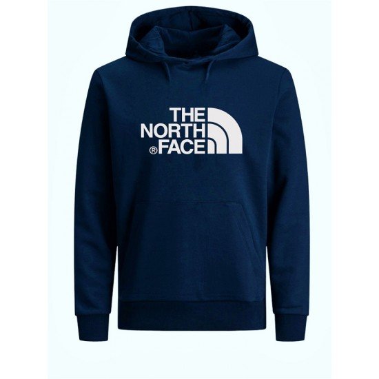 ΦΟΥΤΕΡ ΚΟΥΚΟΥΛΑ 100% COTTON - ΜΠΛΕ ΣΚΟΥΡΟ - THE NORTH FACE ΜΕΓΑΛΟ 