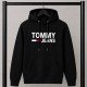 PREMIUM COTTON ΦΟΥΤΕΡ ΜΕ ΚΟΥΚΟΥΛΑ | ΜΑΥΡΟ TOMMY JEANS ΜΕΓΑΛΟ ΛΟΓΟΤΥΠΟ