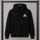 PREMIUM COTTON ΦΟΥΤΕΡ ΜΕ ΚΟΥΚΟΥΛΑ | ΜΑΥΡΟ ADIDAS ΜΙΚΡΟ ΛΟΓΟΤΥΠΟ