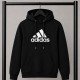 PREMIUM COTTON ΦΟΥΤΕΡ ΜΕ ΚΟΥΚΟΥΛΑ | ΜΑΥΡΟ ADIDAS ΜΕΓΑΛΟ ΛΟΓΟΤΥΠΟ