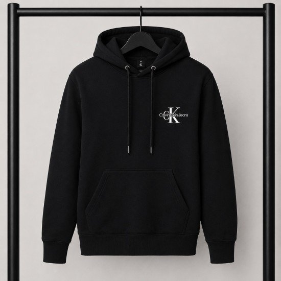 PREMIUM COTTON ΦΟΥΤΕΡ ΜΕ ΚΟΥΚΟΥΛΑ | ΜΑΥΡΟ CALVIN KLEIN ΜΙΚΡΟ ΛΟΓΟΤΥΠΟ