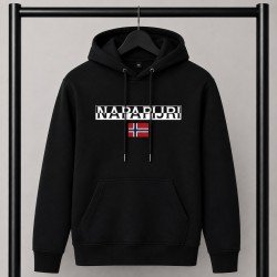 PREMIUM COTTON ΦΟΥΤΕΡ ΜΕ ΚΟΥΚΟΥΛΑ | ΜΑΥΡΟ NAPAPIJRI ΛΟΓΟΤΥΠΟ