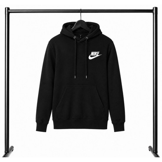 PREMIUM COTTON ΦΟΥΤΕΡ ΜΕ ΚΟΥΚΟΥΛΑ | ΜΑΥΡΟ NIKE ΜΙΚΡΟ ΛΟΓΟΤΥΠΟ