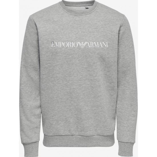 ΦΟΥΤΕΡ ΛΑΙΜΟΚΟΨΗ 100% COTTON - ΓΚΡΙ - EMPORIO