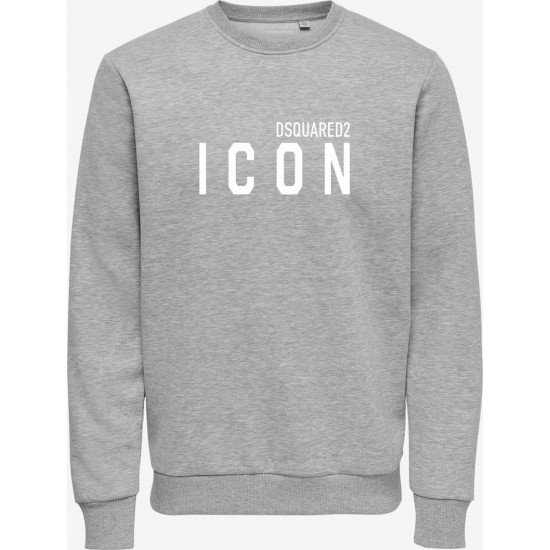 ΦΟΥΤΕΡ ΛΑΙΜΟΚΟΨΗ 100% COTTON - ΓΚΡΙ - ICON ΜΕΓΑΛΟ