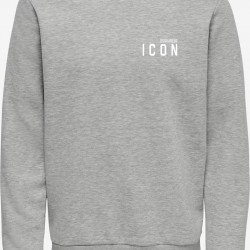 ΦΟΥΤΕΡ ΛΑΙΜΟΚΟΨΗ 100% COTTON - ΓΚΡΙ - ICON ΜΙΚΡΟ