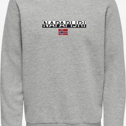 ΦΟΥΤΕΡ ΛΑΙΜΟΚΟΨΗ 100% COTTON - ΓΚΡΙ - NAPAPIJRI