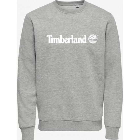 ΦΟΥΤΕΡ ΛΑΙΜΟΚΟΨΗ 100% COTTON - ΓΚΡΙ - TIMBERLAND ΜΕΓΑΛΟ