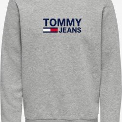 ΦΟΥΤΕΡ ΛΑΙΜΟΚΟΨΗ 100% COTTON - ΓΚΡΙ - TOMMY JEANS ΜΕΓΑΛΟ