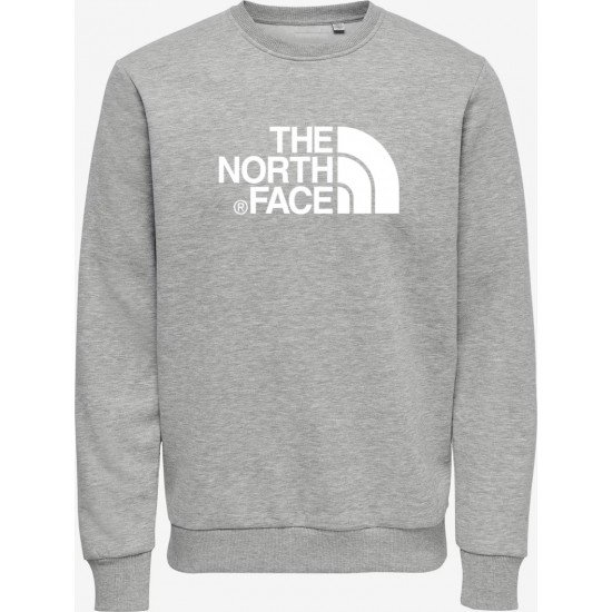 ΦΟΥΤΕΡ ΛΑΙΜΟΚΟΨΗ 100% COTTON - ΓΚΡΙ - THE NORTH FACE ΜΕΓΑΛΟ