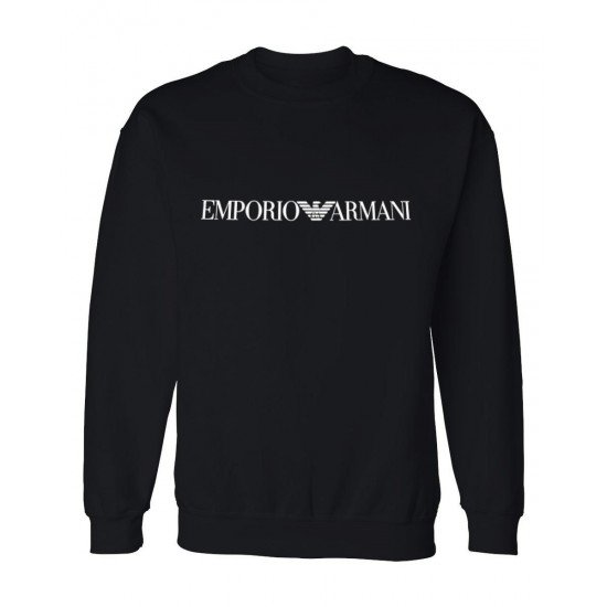 ΦΟΥΤΕΡ ΛΑΙΜΟΚΟΨΗ 100% COTTON - ΜΑΥΡΟ - EMPORIO