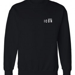 ΦΟΥΤΕΡ ΛΑΙΜΟΚΟΨΗ 100% COTTON - ΜΑΥΡΟ - ICON ΜΙΚΡΟ