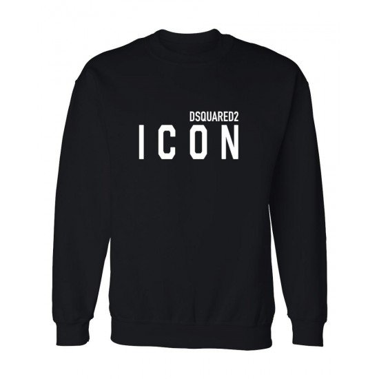 ΦΟΥΤΕΡ ΛΑΙΜΟΚΟΨΗ 100% COTTON - ΜΑΥΡΟ - ICON ΜΕΓΑΛΟ