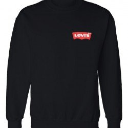 ΦΟΥΤΕΡ ΛΑΙΜΟΚΟΨΗ 100% COTTON - ΜΑΥΡΟ - LEVIS ΜΙΚΡΟ