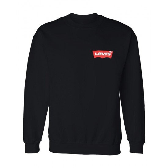 ΦΟΥΤΕΡ ΛΑΙΜΟΚΟΨΗ 100% COTTON - ΜΑΥΡΟ - LEVIS ΜΙΚΡΟ