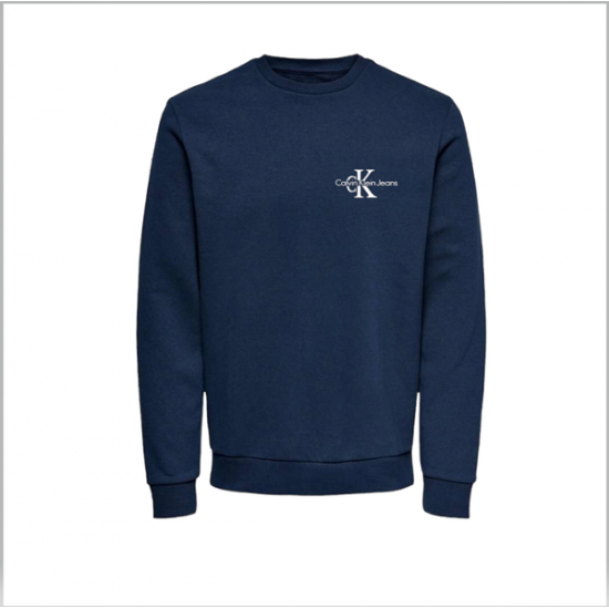 ΦΟΥΤΕΡ ΛΑΙΜΟΚΟΨΗ 100% COTTON - ΜΠΛΕ ΣΚΟΥΡΟ - CALVIN KLEIN ΜΙΚΡΟ