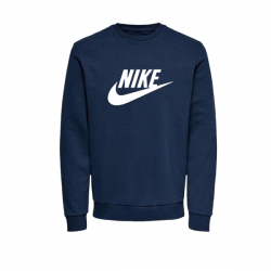 ΦΟΥΤΕΡ ΛΑΙΜΟΚΟΨΗ 100% COTTON - ΜΠΛΕ ΣΚΟΥΡΟ - NIKE ΜΕΓΑΛΟ