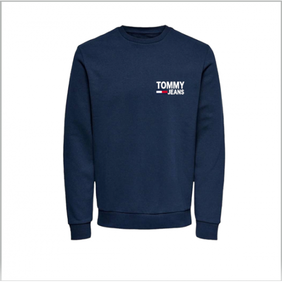 ΦΟΥΤΕΡ ΛΑΙΜΟΚΟΨΗ 100% COTTON - ΜΠΛΕ ΣΚΟΥΡΟ - TOMMY JEANS ΜΙΚΡΟ