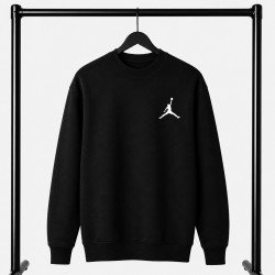 PREMIUM COTTON ΦΟΥΤΕΡ ΜΕ ΛΑΙΜΟΚΟΨΗ| ΜΑΥΡΟ JORDAN ΜΙΚΡΟ ΛΟΓΟΤΥΠΟ