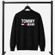 PREMIUM COTTON ΦΟΥΤΕΡ ΜΕ ΛΑΙΜΟΚΟΨΗ| ΜΑΥΡΟ TOMMY JEANS ΜΕΓΑΛΟ ΛΟΓΟΤΥΠΟ