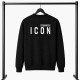 PREMIUM COTTON ΦΟΥΤΕΡ ΜΕ ΛΑΙΜΟΚΟΨΗ| ΜΑΥΡΟ ICON ΜΕΓΑΛΟ ΛΟΓΟΤΥΠΟ