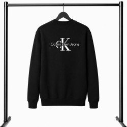 PREMIUM COTTON ΦΟΥΤΕΡ ΜΕ ΛΑΙΜΟΚΟΨΗ| ΜΑΥΡΟ CALVIN KLEIN ΜΕΓΑΛΟ ΛΟΓΟΤΥΠΟ