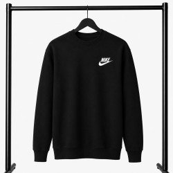 PREMIUM COTTON ΦΟΥΤΕΡ ΜΕ ΛΑΙΜΟΚΟΨΗ| ΜΑΥΡΟ NIKE ΜΙΚΡΟ ΛΟΓΟΤΥΠΟ