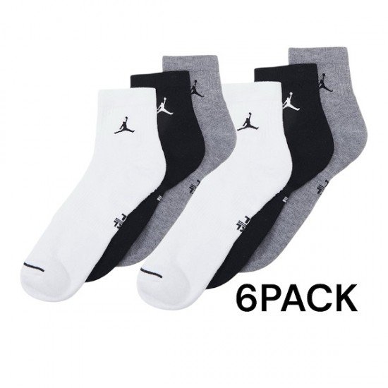 ΚΑΛΤΣΕΣ JORDAN - ΠΑΚΕΤΟ 6 ΤΕΜΑΧΙΩΝ - J23