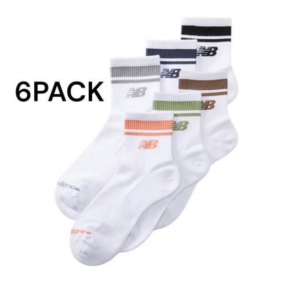 ΚΑΛΤΣΕΣ NEW BALANCE - ΠΑΚΕΤΟ 6 ΤΕΜΑΧΙΩΝ - B11
