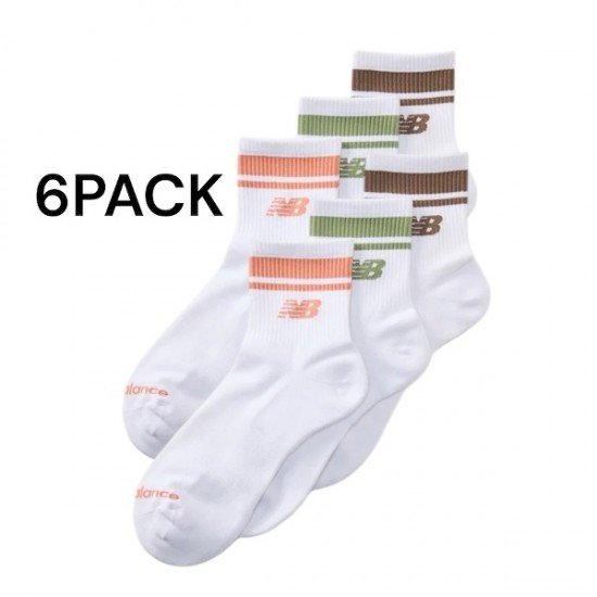 ΚΑΛΤΣΕΣ NEW BALANCE - ΠΑΚΕΤΟ 6 ΤΕΜΑΧΙΩΝ - B12