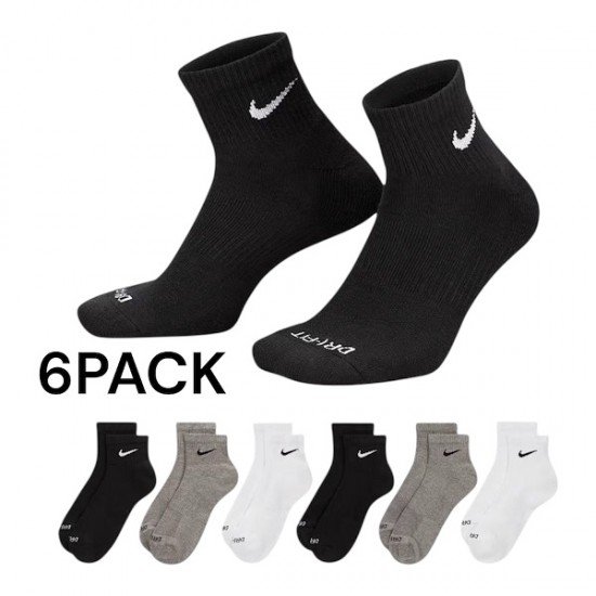 ΚΑΛΤΣΕΣ NIKE PERFOMANCE - ΠΑΚΕΤΟ 6 ΤΕΜΑΧΙΩΝ - N25