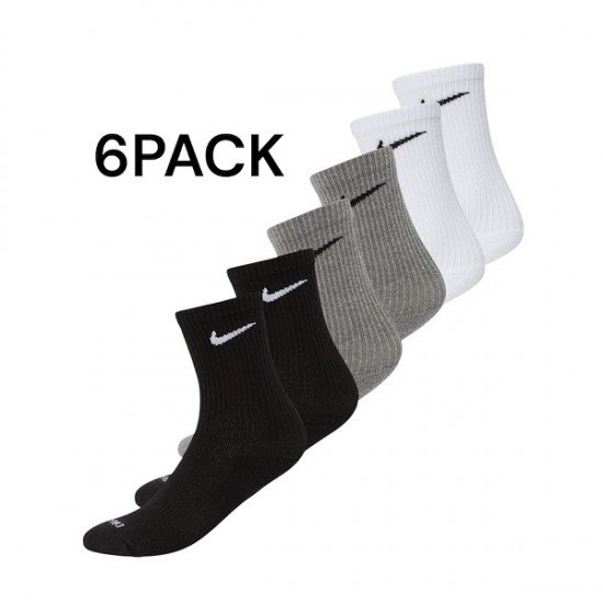 ΚΑΛΤΣΕΣ NIKE PERFOMANCE - ΠΑΚΕΤΟ 6 ΤΕΜΑΧΙΩΝ - N26