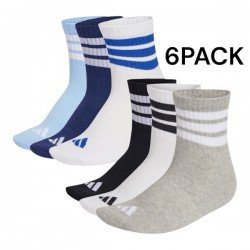 ΚΑΛΤΣΕΣ ADIDAS PERFOMANCE - ΠΑΚΕΤΟ 6 ΤΕΜΑΧΙΩΝ - P11