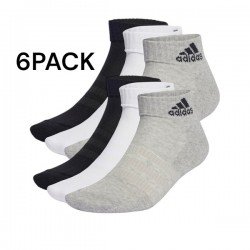 ΚΑΛΤΣΕΣ ADIDAS PERFOMANCE - ΠΑΚΕΤΟ 6 ΤΕΜΑΧΙΩΝ - P22