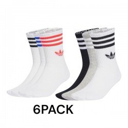 ΚΑΛΤΣΕΣ ADIDAS ORIGINALS - ΠΑΚΕΤΟ 6 ΤΕΜΑΧΙΩΝ - P30