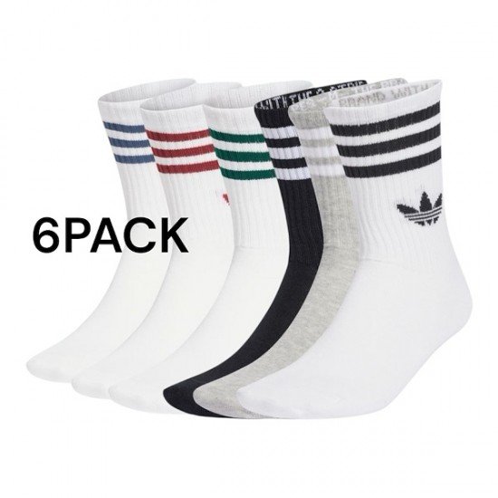 ΚΑΛΤΣΕΣ ADIDAS ORIGINALS - ΠΑΚΕΤΟ 6 ΤΕΜΑΧΙΩΝ - P31