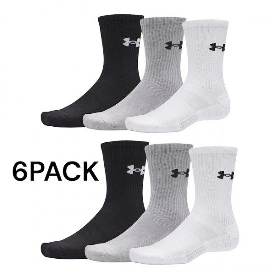 ΚΑΛΤΣΕΣ UNDER ARMOUR - ΠΑΚΕΤΟ 6 ΤΕΜΑΧΙΩΝ - U21