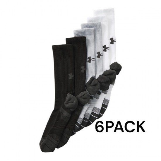 ΚΑΛΤΣΕΣ UNDER ARMOUR - ΠΑΚΕΤΟ 6 ΤΕΜΑΧΙΩΝ - U27