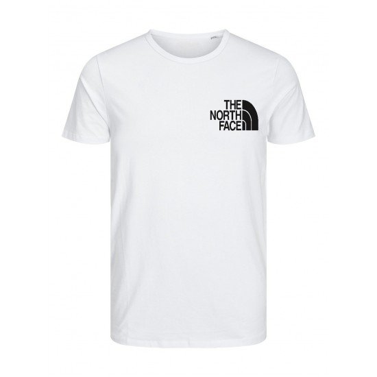 T-SHIRT 100% ΒΑΜΒΑΚΙ ΜΕ LOGO - ΛΕΥΚΟ - THE NORTH FACE ΜΙΚΡΟ